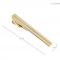 Double Bar Tie Clip Gold Tone Designer.JPG